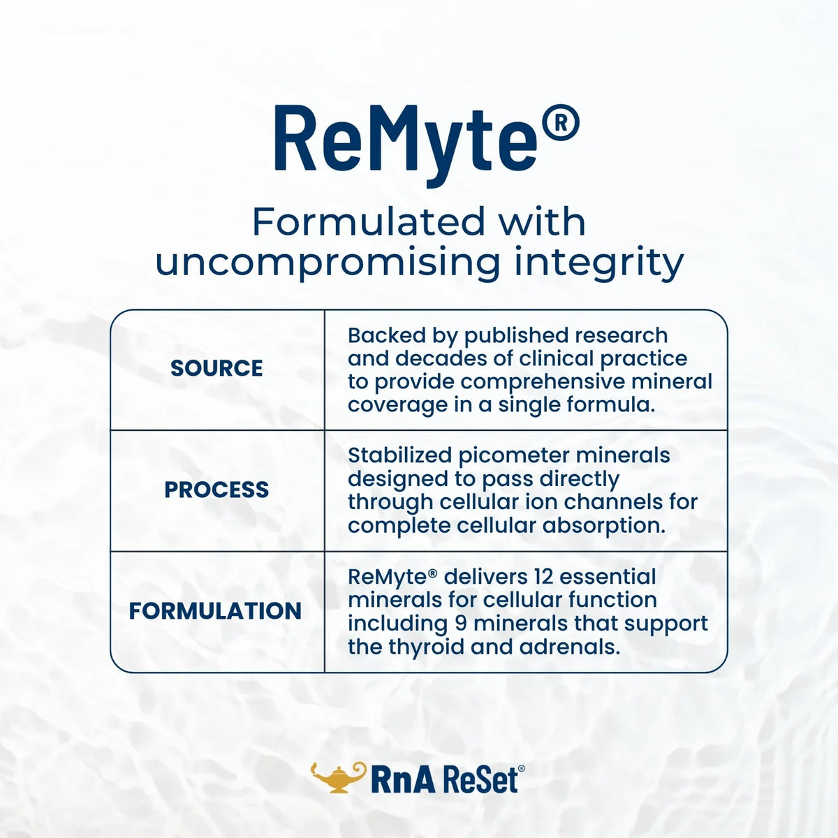 ReMyte® | 12-Mineral Electrolyte for Cellular Hydration