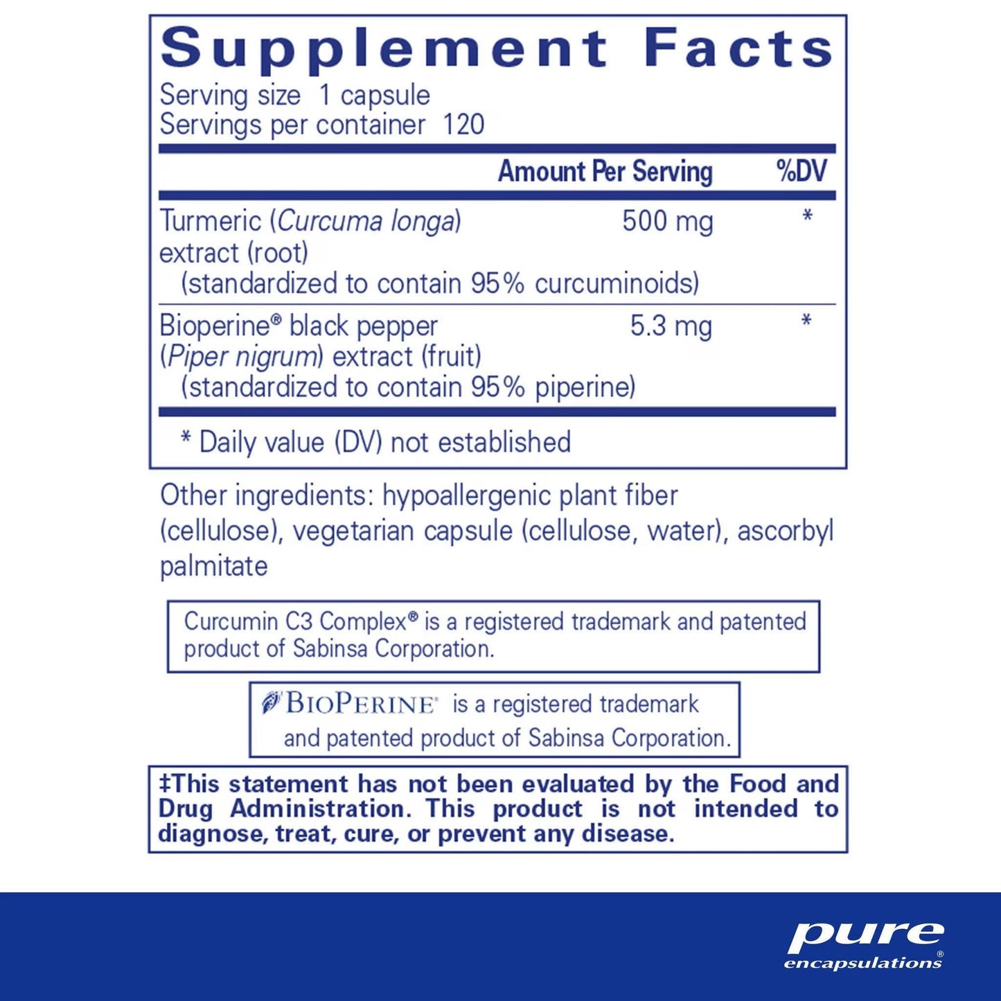 Curcumin 500 with Bioperine®