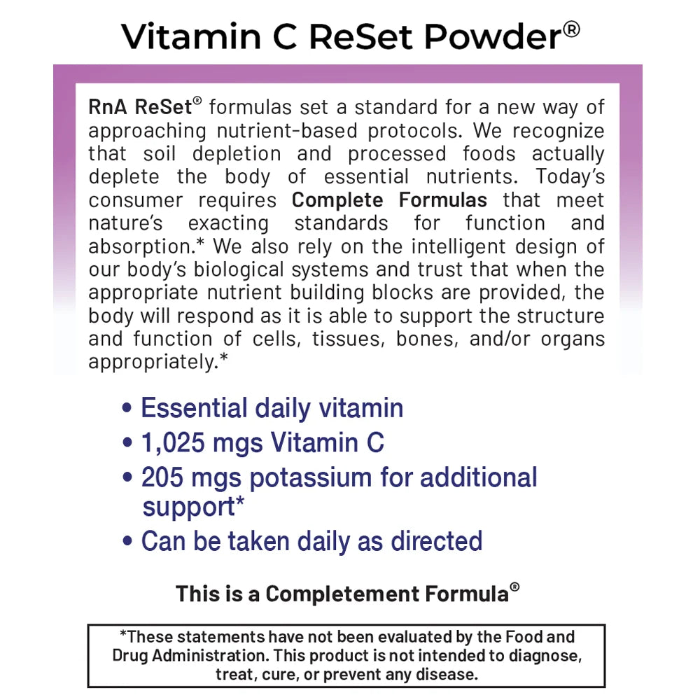Vitamin C ReSet® Powder | Whole Food Vitamin C