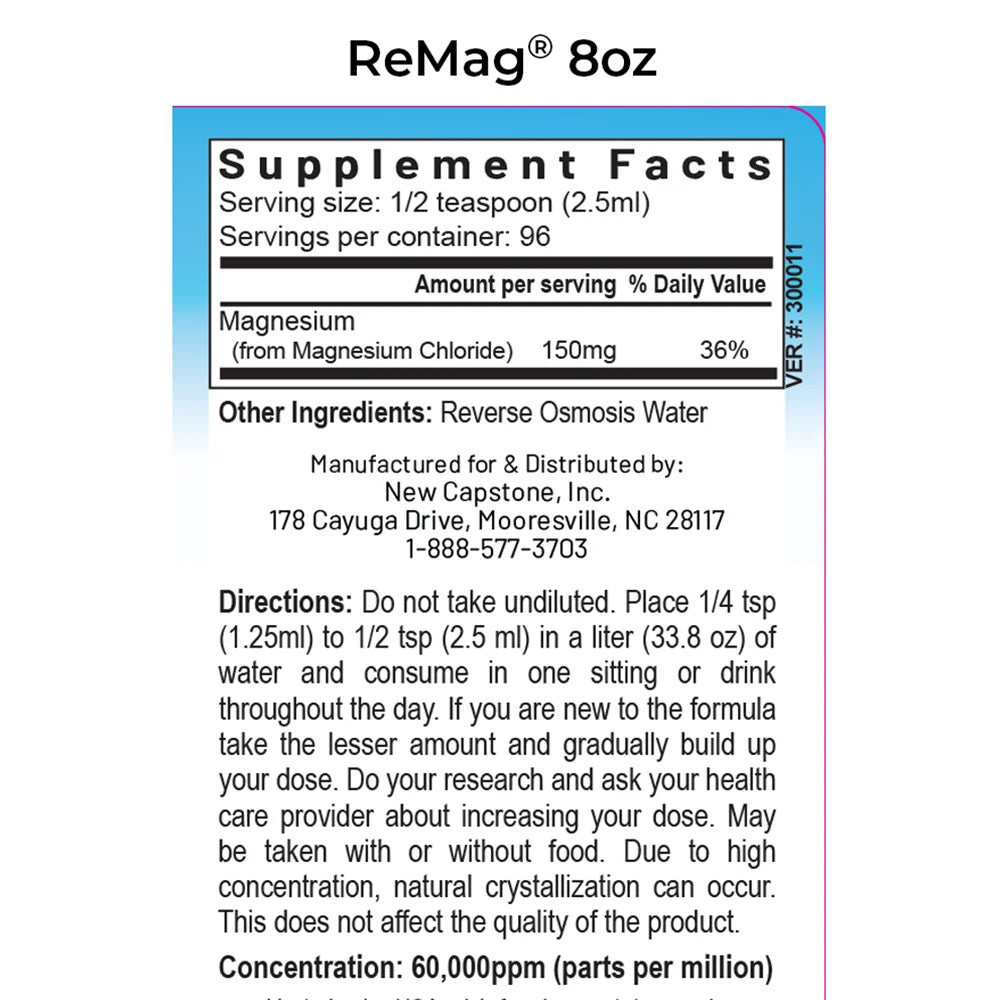 ReMag® | Picometer Magnesium for Cellular Energy