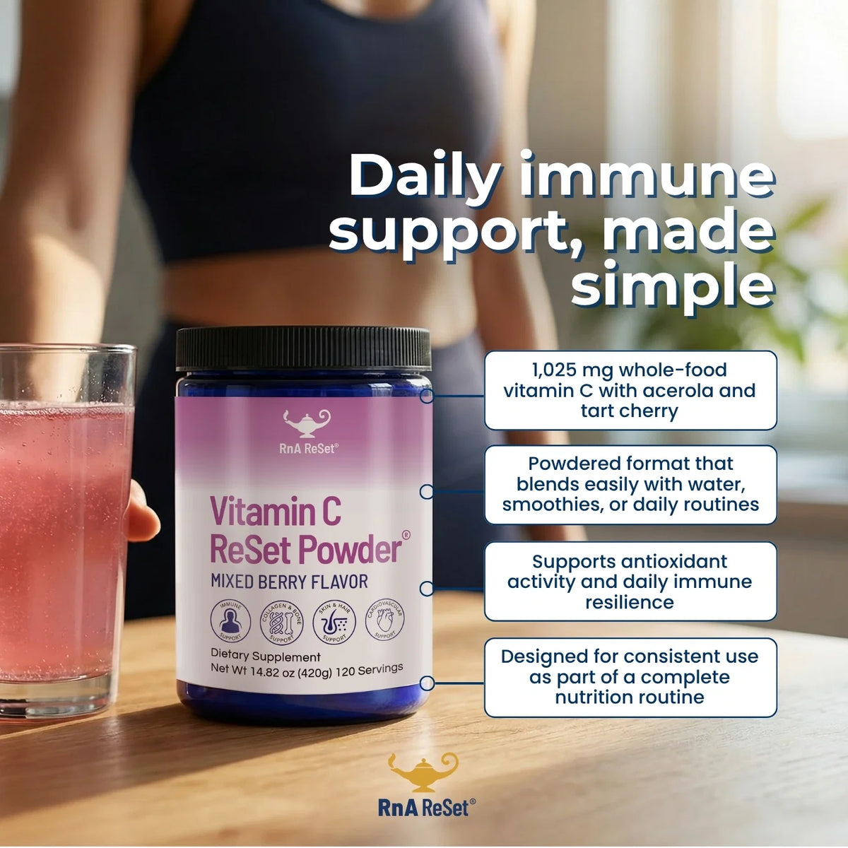 Vitamin C ReSet® Powder | Whole Food Vitamin C