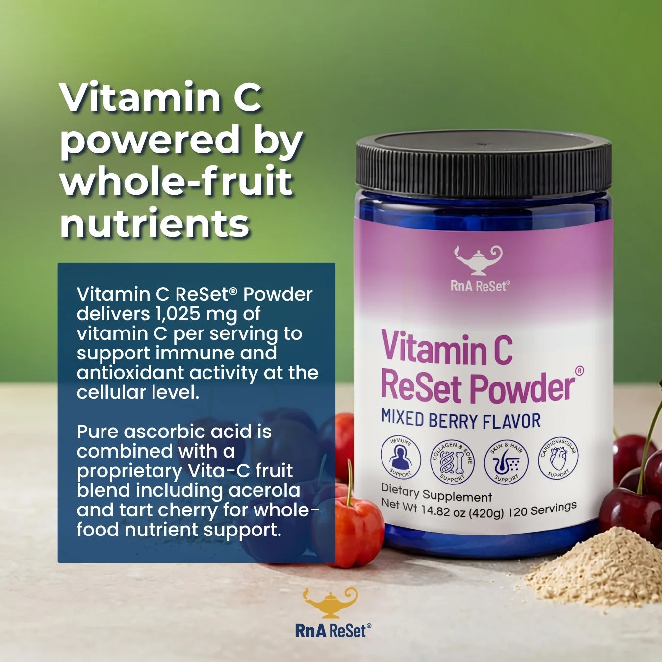Vitamin C ReSet® Powder | Whole Food Vitamin C